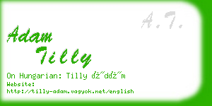 adam tilly business card